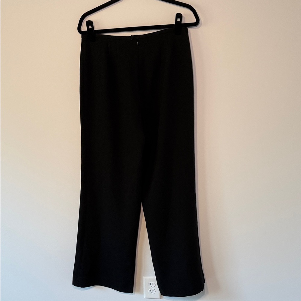 Teri Jon Elegant Black Wide Leg Pants